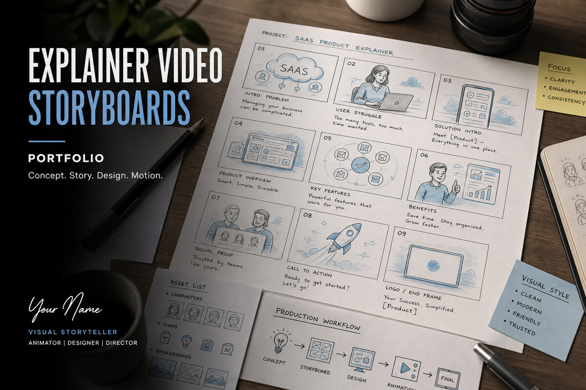 SaaS Explainer Storyboards